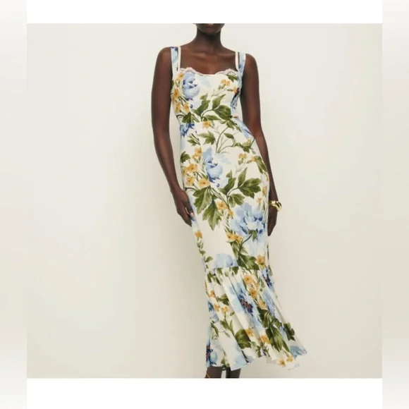 Reformation Irisa Dress - Botanist - Picture 9 of 10